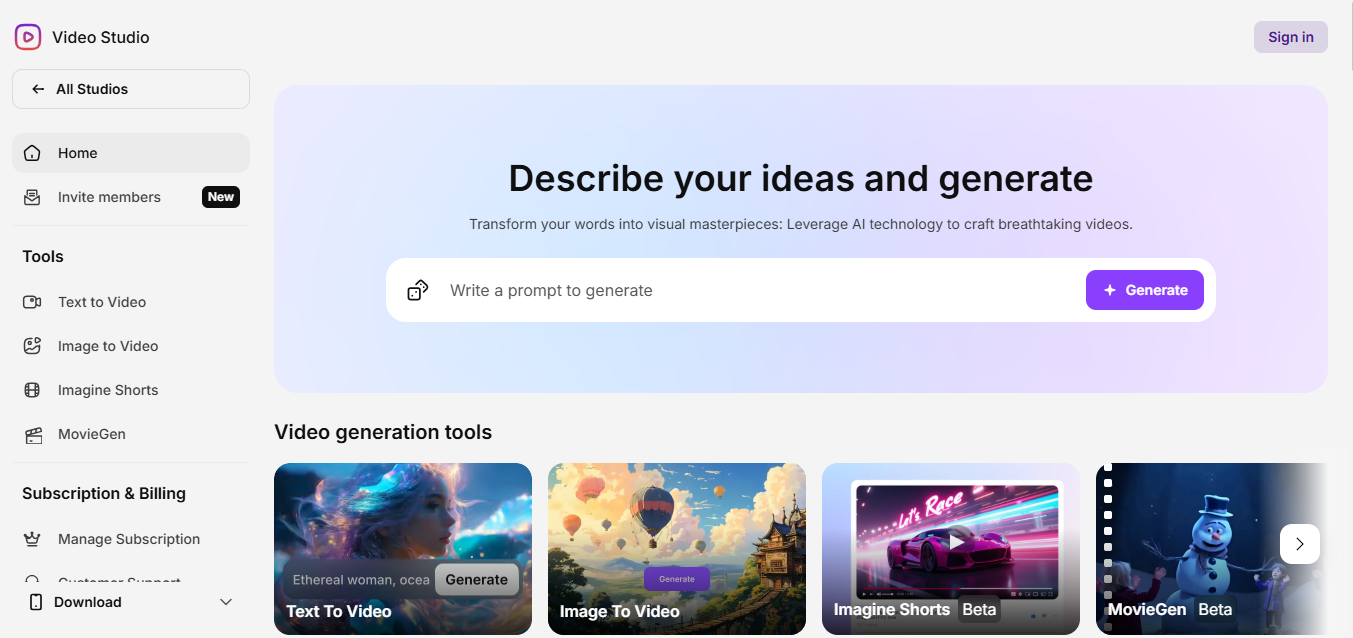 Pika Labs, an AI imagr to video conversion tool