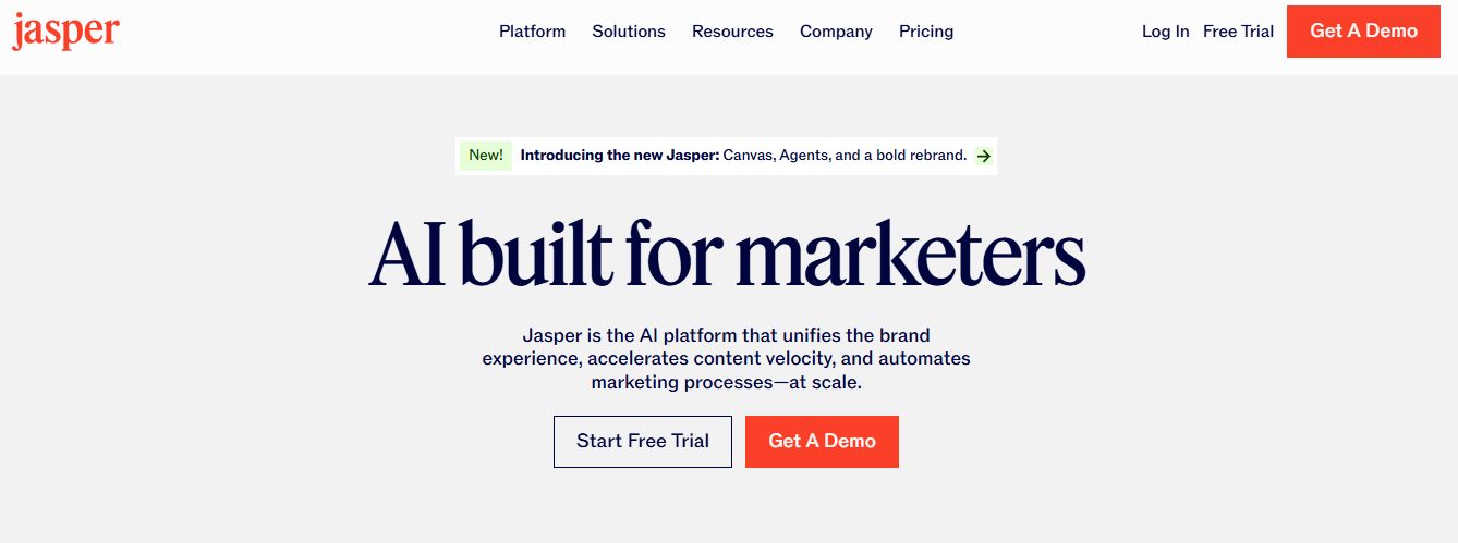 Jasper AI research tool