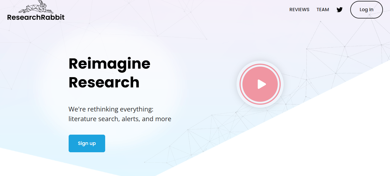 Research Rabbit AI tool 