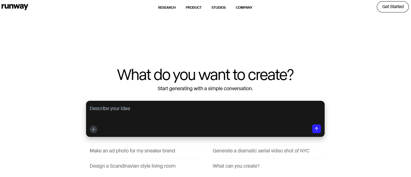 Runway ML AI video ad creator 