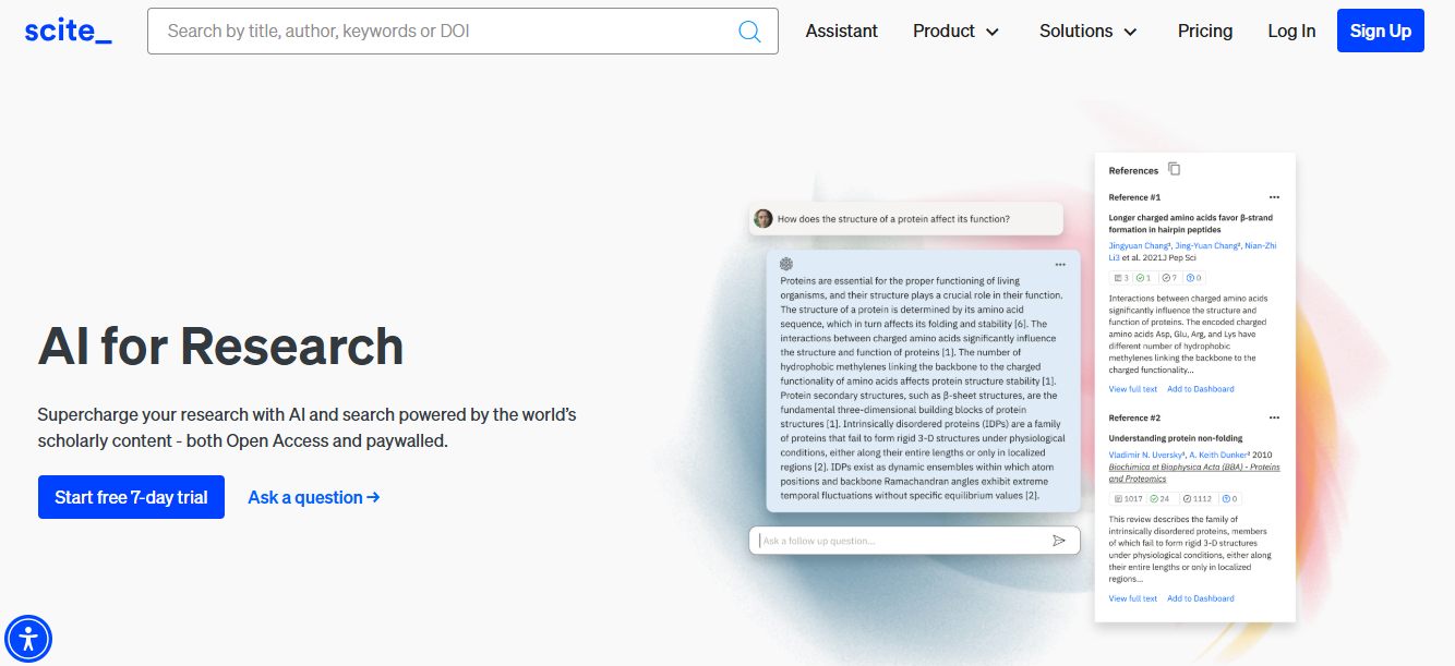Scite AI for research